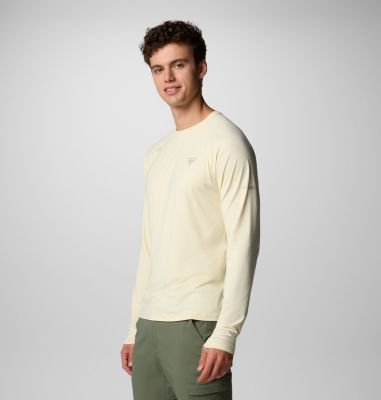 Men's PFG Wild Cast Sun Shirt, Color: Lemon Wash, image 16