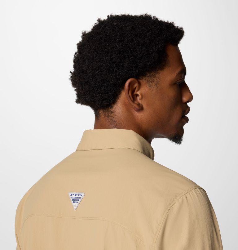 Men's PFG Wild Cast Long Sleeve Shirt, Color: Beach, image 5