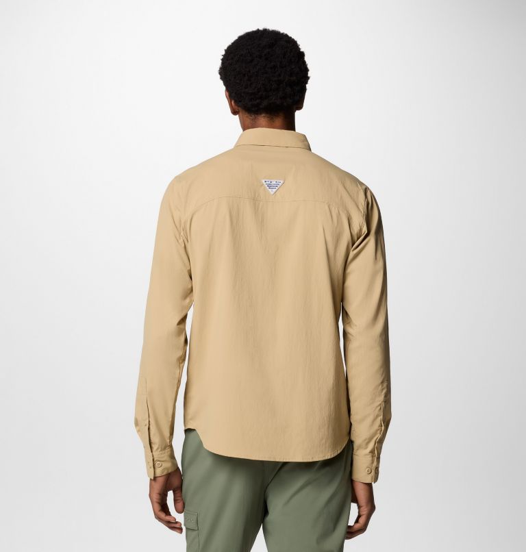 Men's PFG Wild Cast Long Sleeve Shirt, Color: Beach, image 2