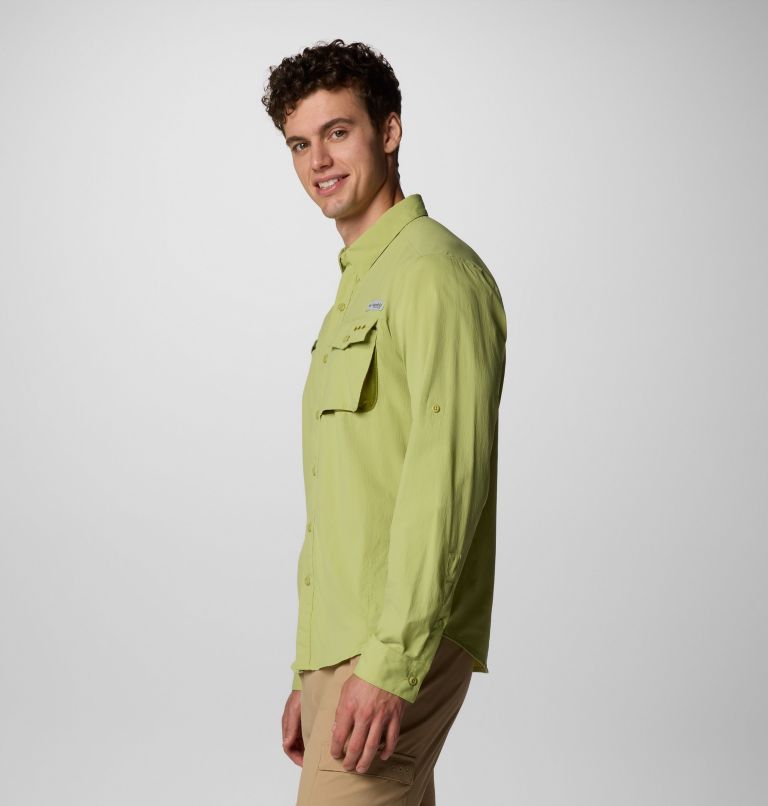 Men's PFG Wild Cast Long Sleeve Shirt, Color: Pear, image 4