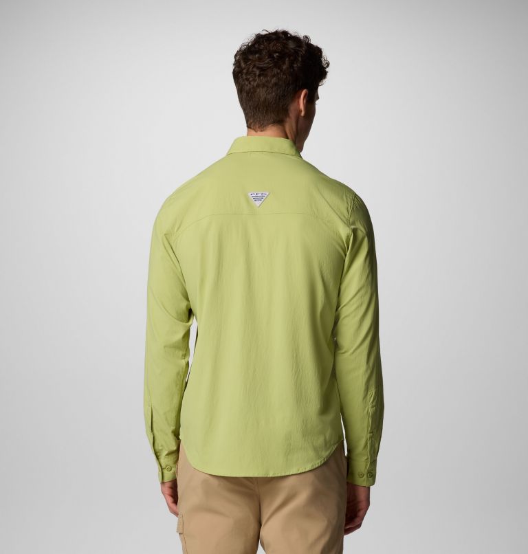 Men's PFG Wild Cast Long Sleeve Shirt, Color: Pear, image 3