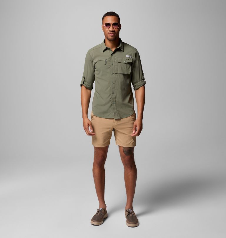 Men's PFG Wild Cast Long Sleeve Shirt, Color: Cypress, image 2