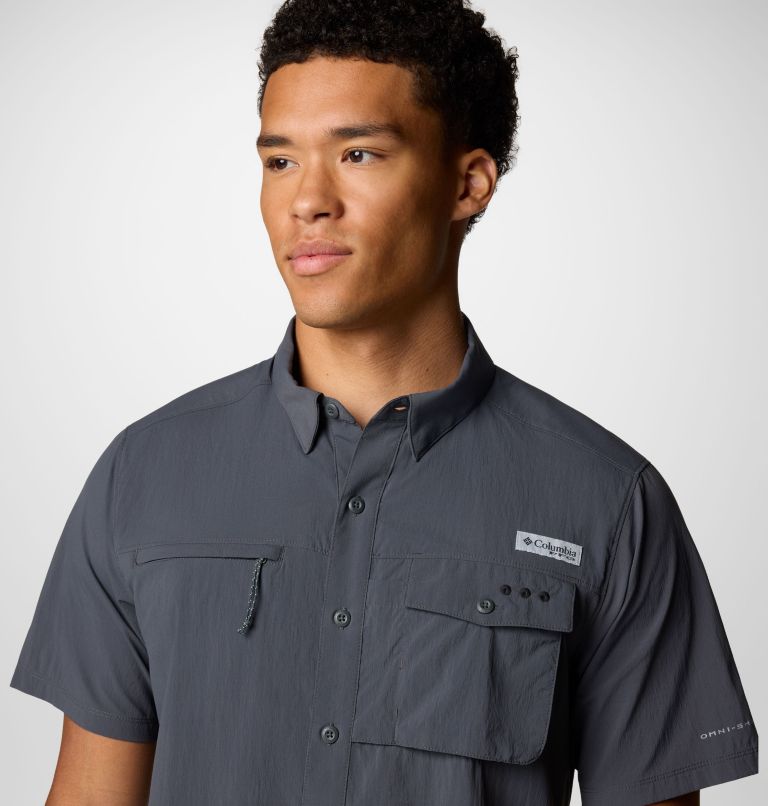 Homme Chemise à manches courtes PFG Wild Cast, Color: Shark, image 5