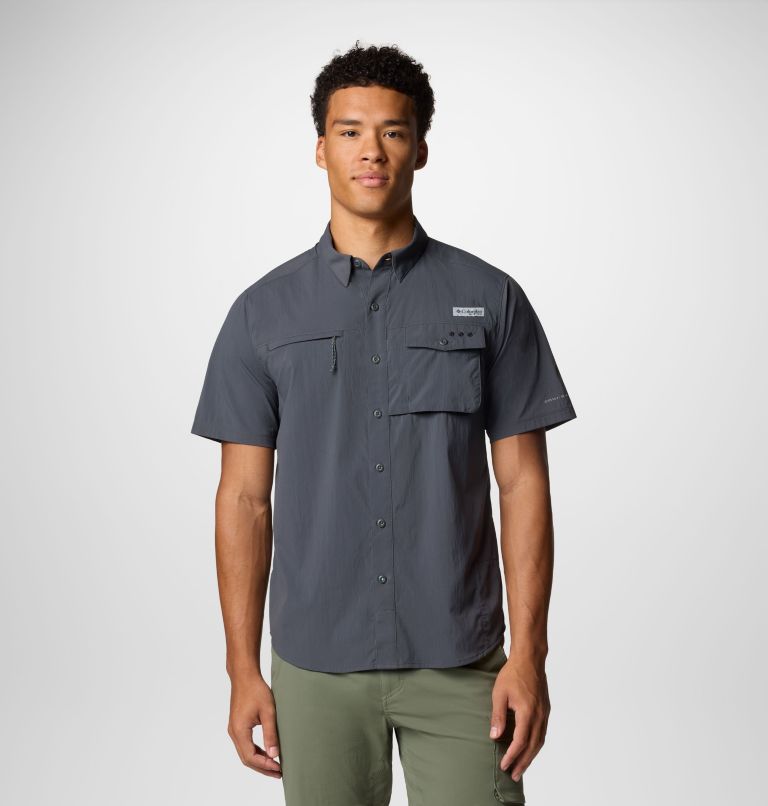 Homme Chemise à manches courtes PFG Wild Cast, Color: Shark, image 1