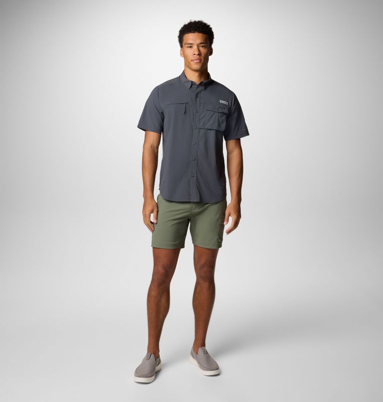 Homme Chemise à manches courtes PFG Wild Cast, Color: Shark, image 2
