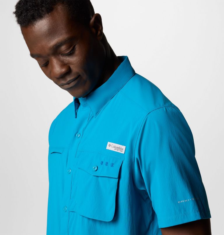 Homme Chemise à manches courtes PFG Wild Cast, Color: Blue Echo, image 5