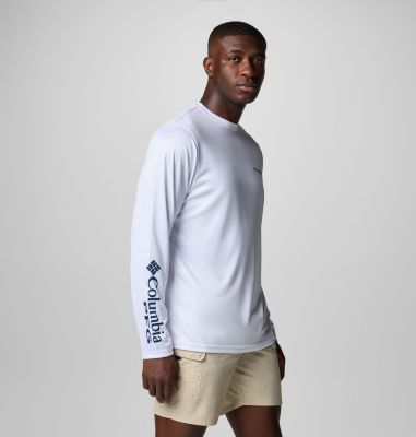 Maglia a manica lunga Terminal Tackle PFG Fish Shine da uomo, Color: White, PFG Tarpon Shine, image 4