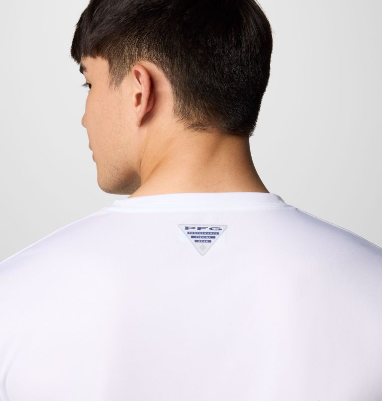 Men's Terminal Tackle PFG x Bentley Long Sleeve Shirt, Color: White, PFG Bentley Tarpon Scales, image 6