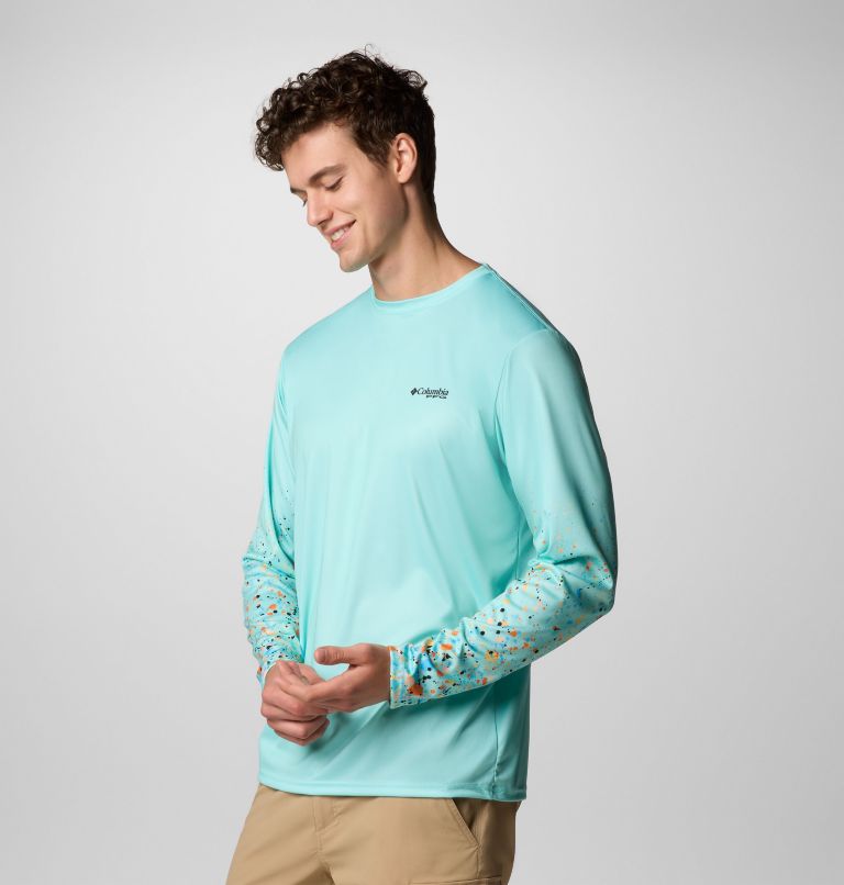 Terminal Tackle PFG X Bentley Longsleeve für Männer, Color: Gulf Stream, PFG Bentley Red Tail, image 4