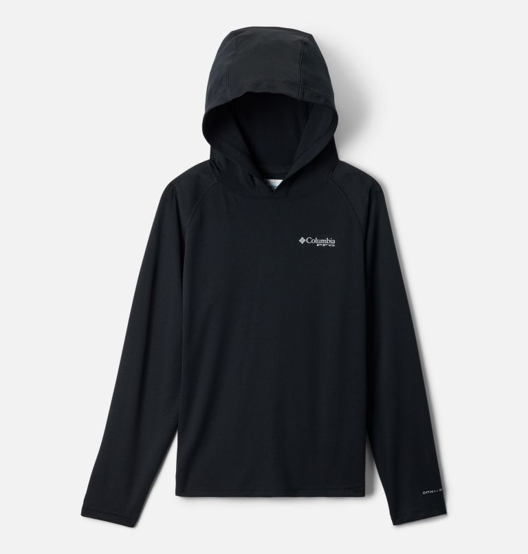 Boys' PFG Solar Stream II Hoodie, Color: Black, image 1