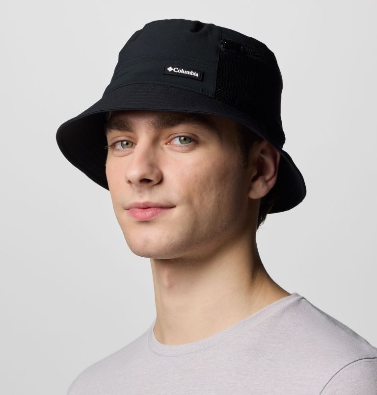Unisex Trek II Bucket Hat, Color: Black, image 2