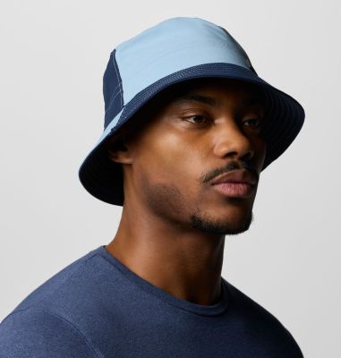 Unisex Trek II Bucket Hat, Color: Ripple Blue, Collegiate Navy, image 4