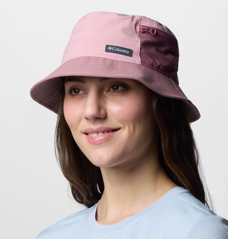 Sombrero de pescador unisex Trek II, Color: Eraser Pink, Fig, BFH, image 4