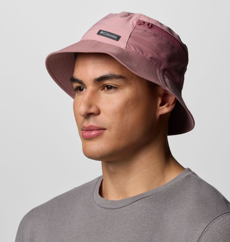 Sombrero de pescador unisex Trek II, Color: Eraser Pink, Fig, BFH, image 2