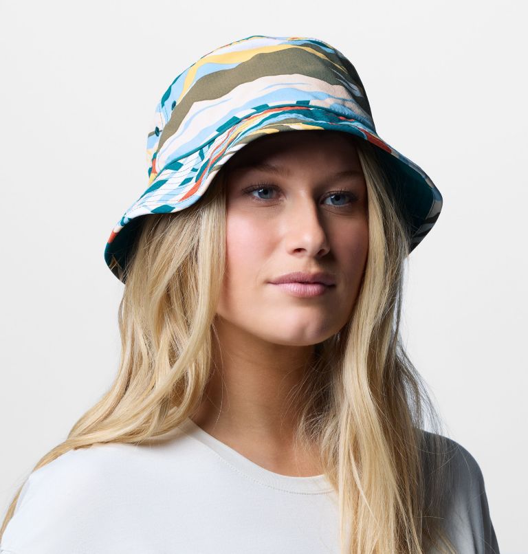 Pine Mountain II Printed Bucket Hat, Color: Chalk Rogue Valley, image 5