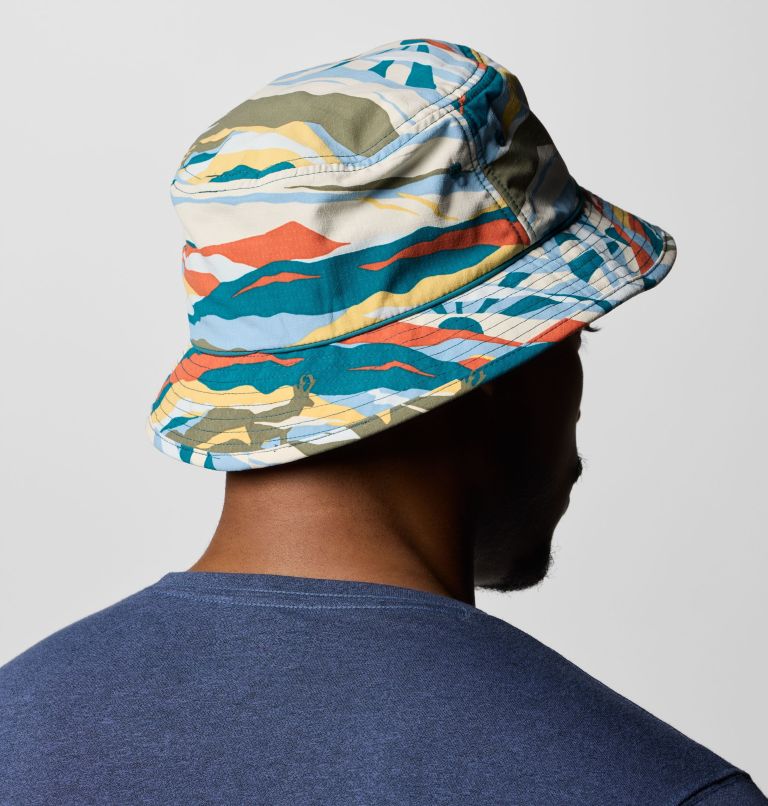 Pine Mountain II Printed Bucket Hat, Color: Chalk Rogue Valley, image 4