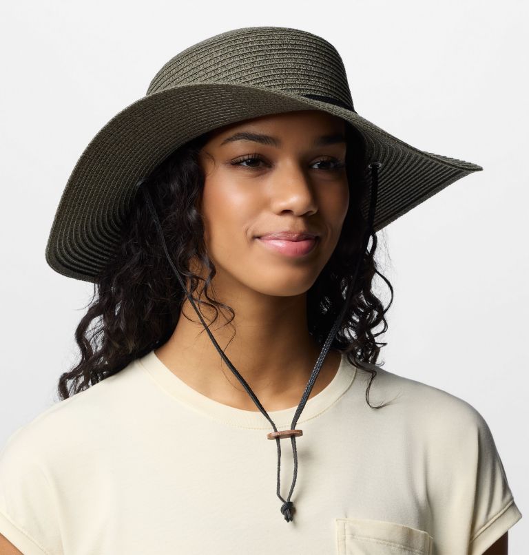 Women's Global Adventure Packable Hat III, Color: Stone Green, image 2