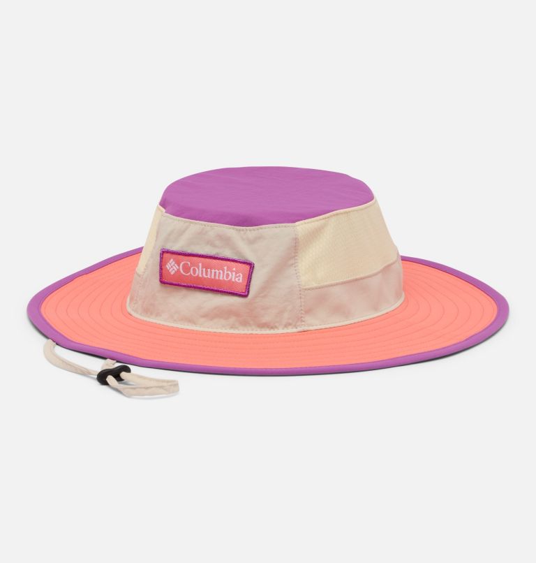 Kids' Bora Bora II Booney Hat, Color: Dark Stone, Hot Coral, Razzle, image 1