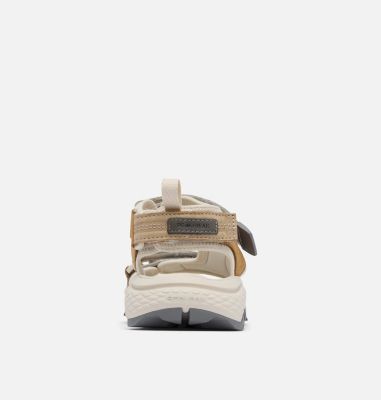 Women's Peakfreak Rush Leather Sandal, Color: Dark Stone, Quarry, image 4