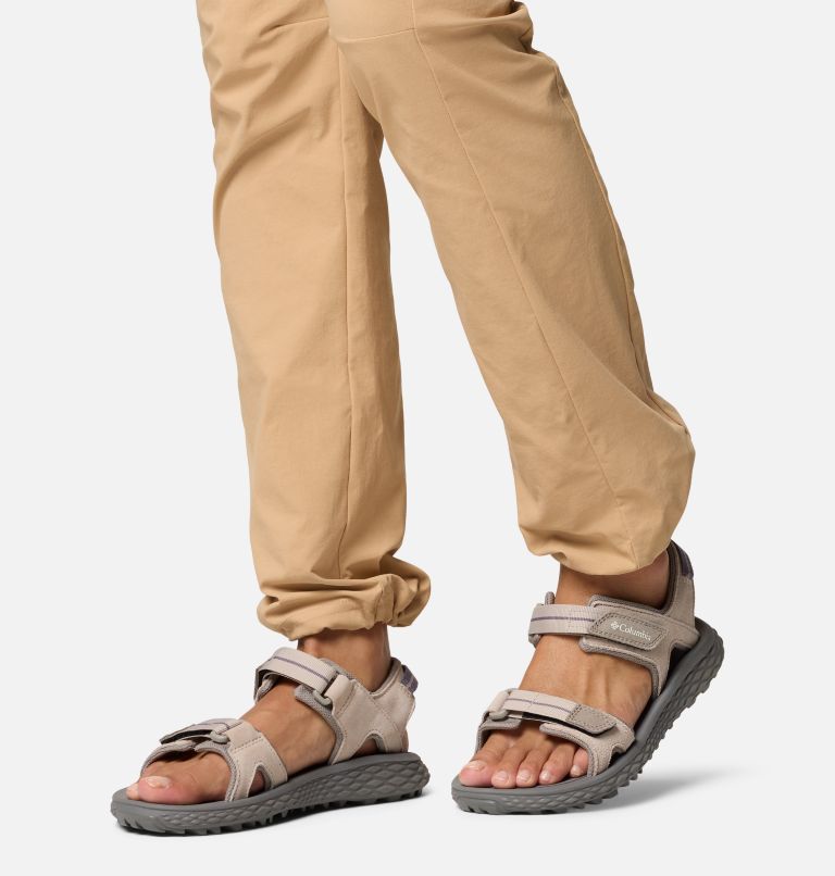 Sandalias de senderismo de 2 bandas Konos Hiker para mujer, Color: Soft Taupe, Granite Purple, image 10