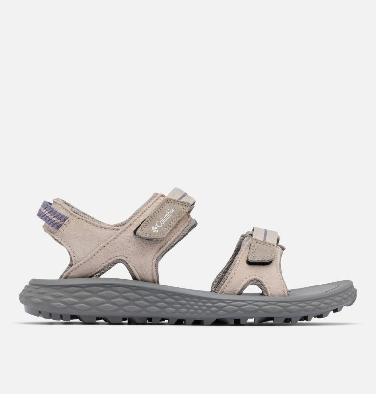Sandalias de senderismo de 2 bandas Konos Hiker para mujer, Color: Soft Taupe, Granite Purple, image 1