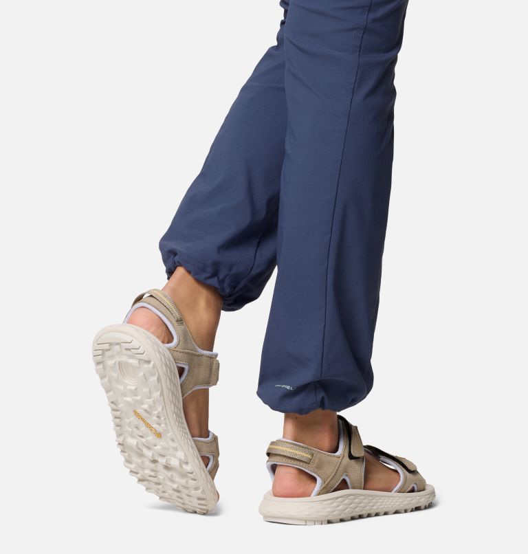 Sandalias de senderismo de 2 bandas Konos Hiker para mujer, Color: Canvas Tan, Snowdrift, image 10