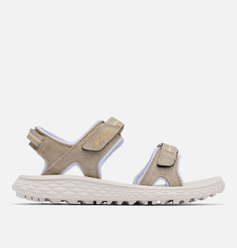 Sandalias de senderismo de 2 bandas Konos Hiker para mujer, Color: Canvas Tan, Snowdrift, image 1