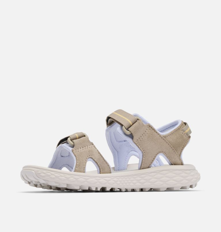 Sandalias de senderismo de 2 bandas Konos Hiker para mujer, Color: Canvas Tan, Snowdrift, image 6