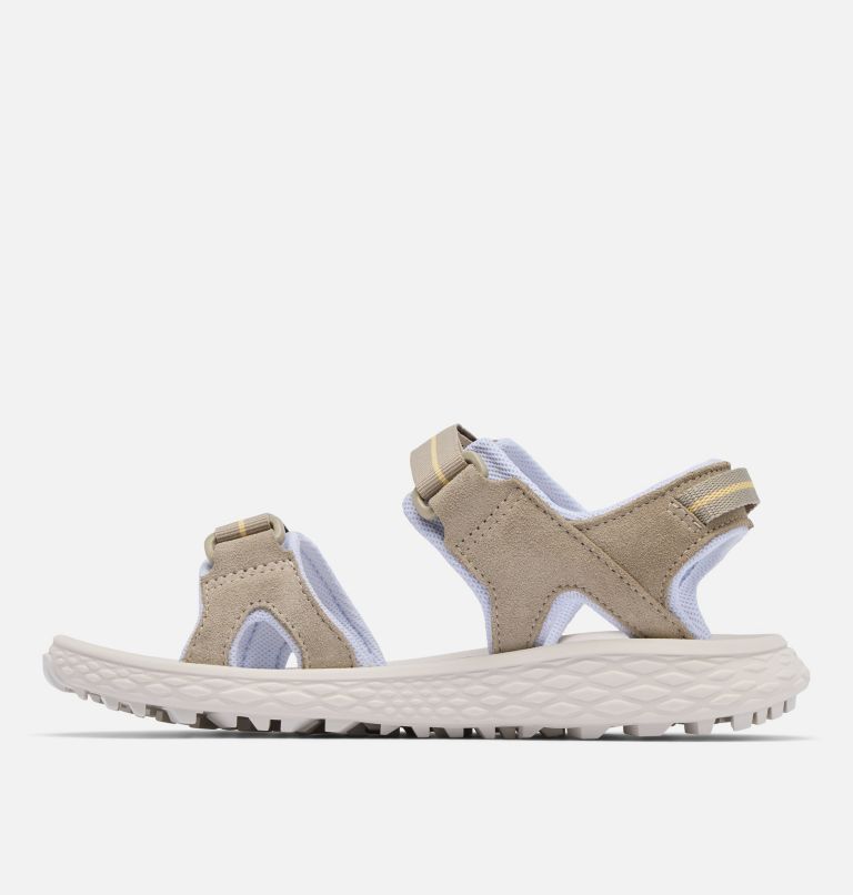 Sandalias de senderismo de 2 bandas Konos Hiker para mujer, Color: Canvas Tan, Snowdrift, image 5