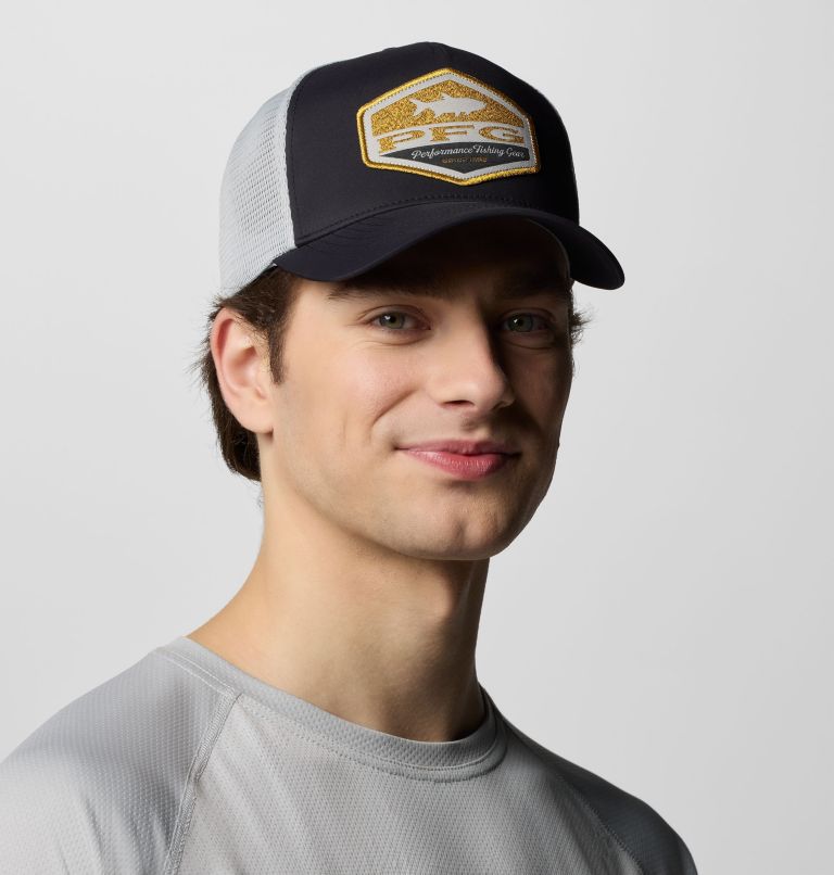 PFG Big Haul Snapback Ball Cap, Color: Black, Cool Grey, Big Rig Tarpon, image 3