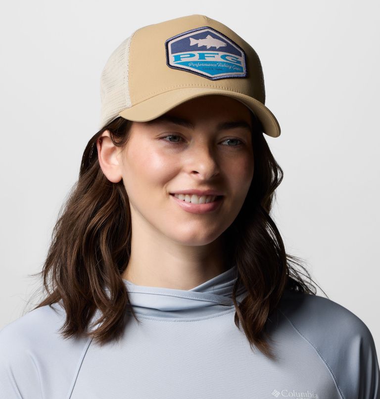 PFG Big Haul Snapback Ball Cap, Color: Beach, Fossil, Big Rig Bass, image 5