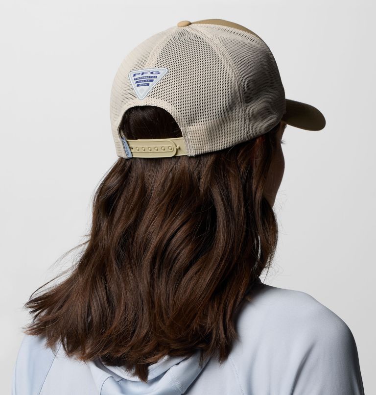 PFG Big Haul Snapback Ball Cap, Color: Beach, Fossil, Big Rig Bass, image 6