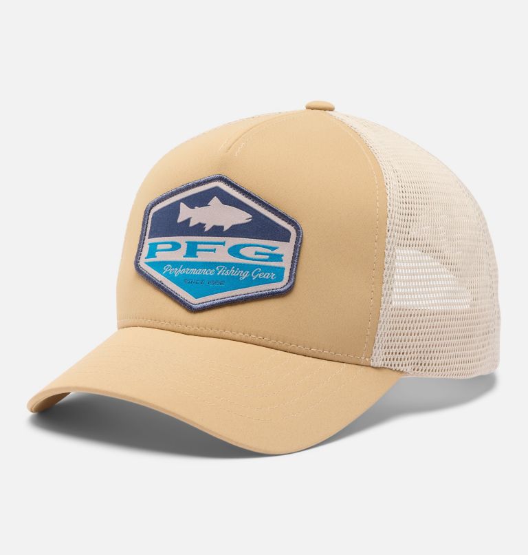 PFG Big Haul Snapback Ball Cap, Color: Beach, Fossil, Big Rig Bass, image 1