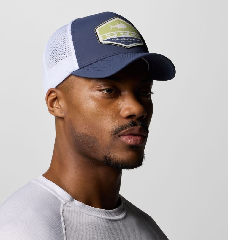PFG Big Haul Snapback Ball Cap, Color: Nocturnal, White, Big Rig Tuna, image 3