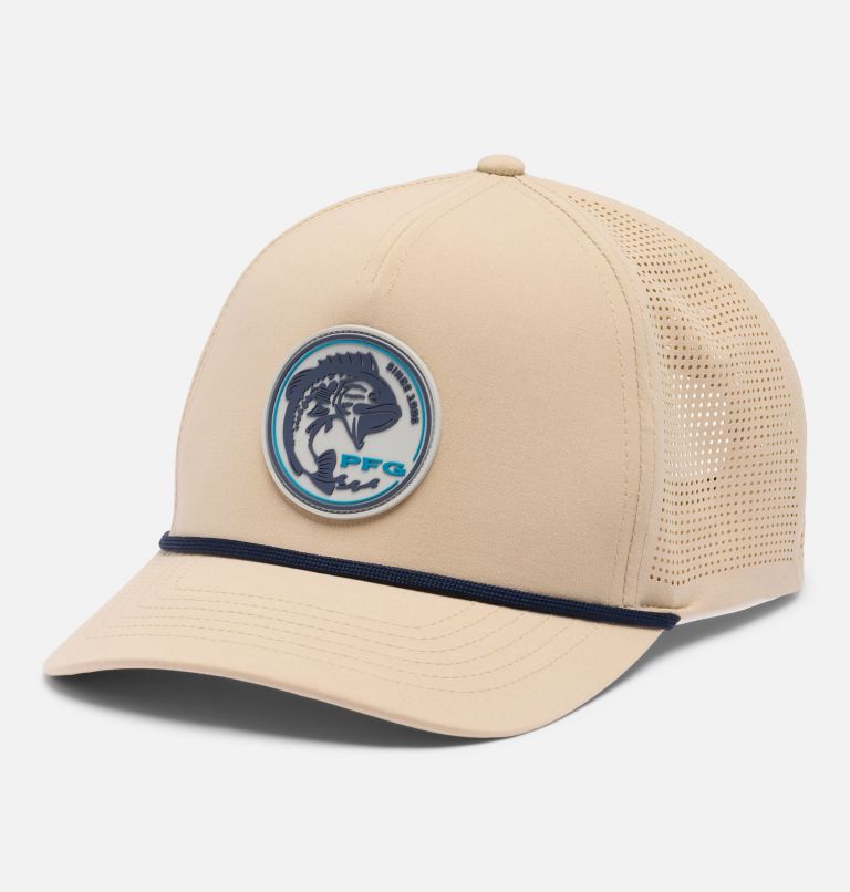 Casquette extensible à fermeture à pression Tidal Pursuit 3D, Color: Ancient Fossil, Fish Circle Bass, image 1
