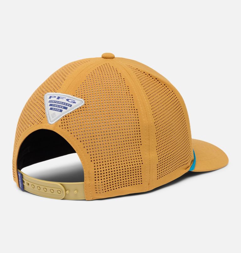 Tidal Pursuit 3D Stretch Snap Back Ball Cap, Color: Maple Sugar, Full Circle Dorado, image 2