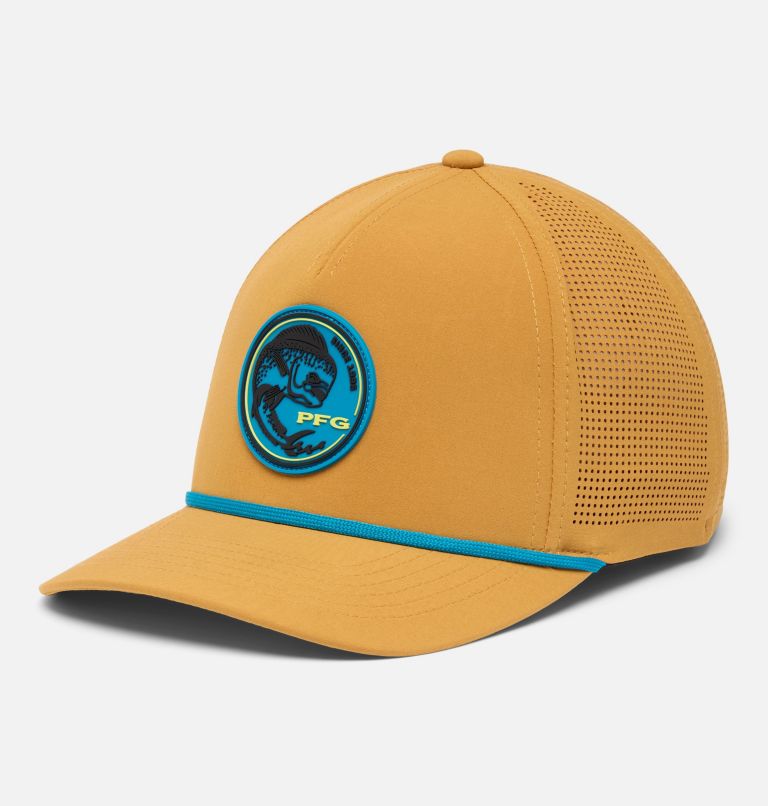 Tidal Pursuit 3D Stretch Snap Back Ball Cap, Color: Maple Sugar, Full Circle Dorado, image 1