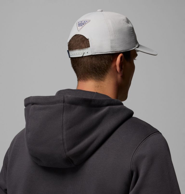 PFG Lost Waters Snap Back Ball Cap, Color: Cool Grey, Duck Camo Patch, image 4