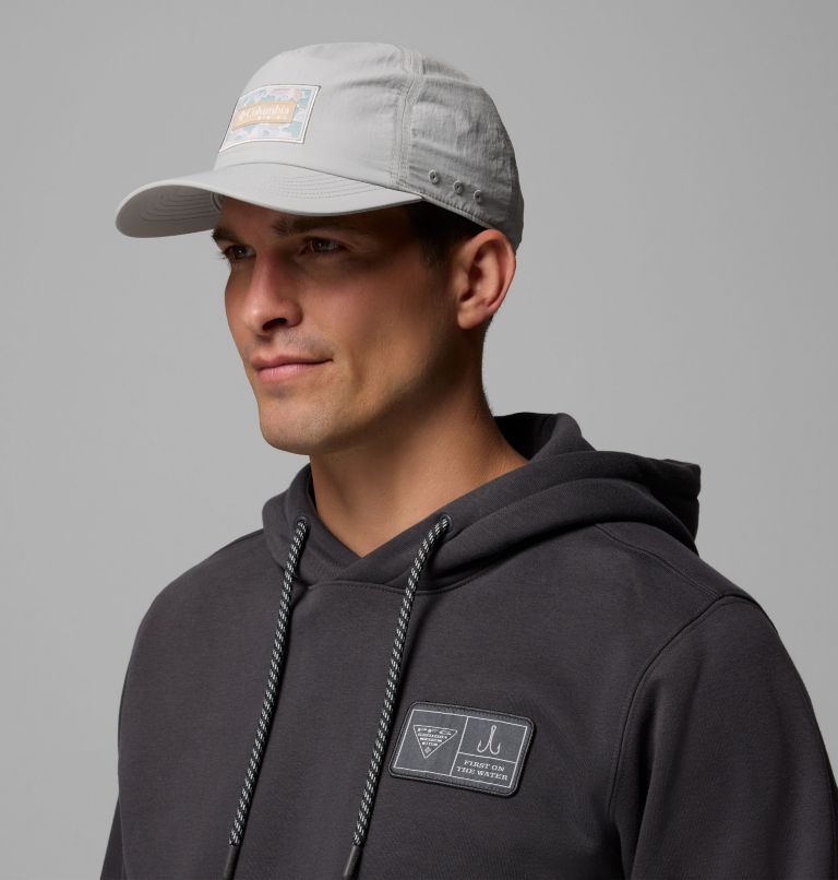 PFG Lost Waters Snap Back Ball Cap, Color: Cool Grey, Duck Camo Patch, image 3