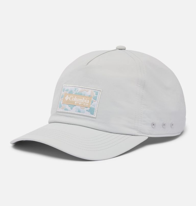 PFG Lost Waters Snap Back Ball Cap, Color: Cool Grey, Duck Camo Patch, image 1