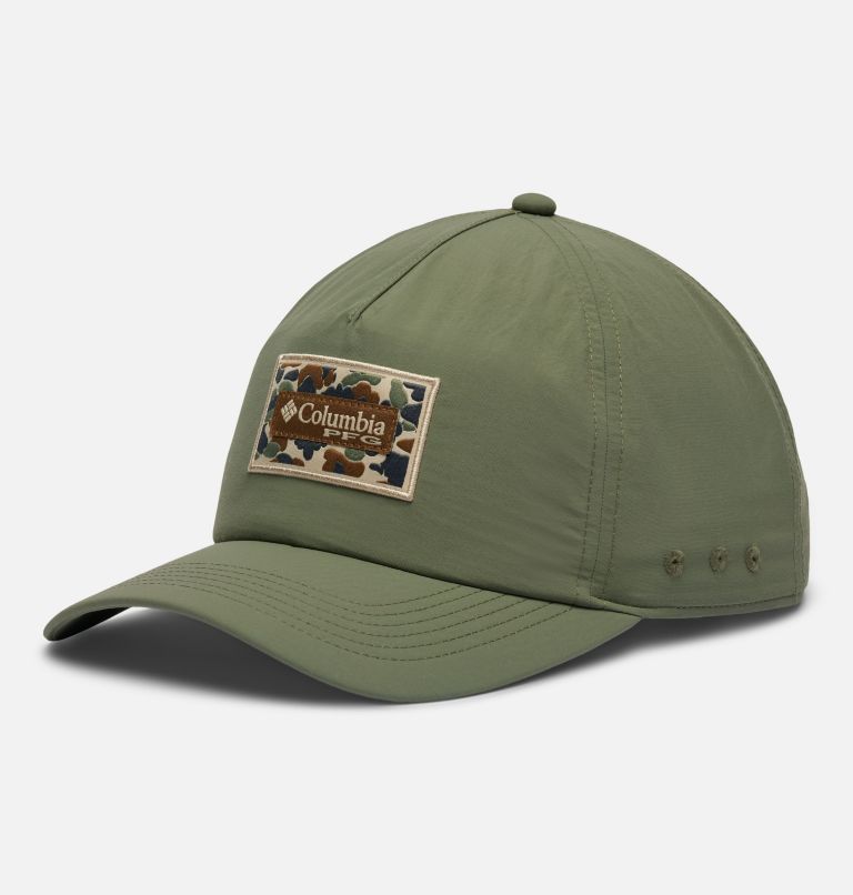 PFG Lost Waters Snap Back Ball Cap, Color: Cypress, Fossil, Duck Camo Patch, image 1