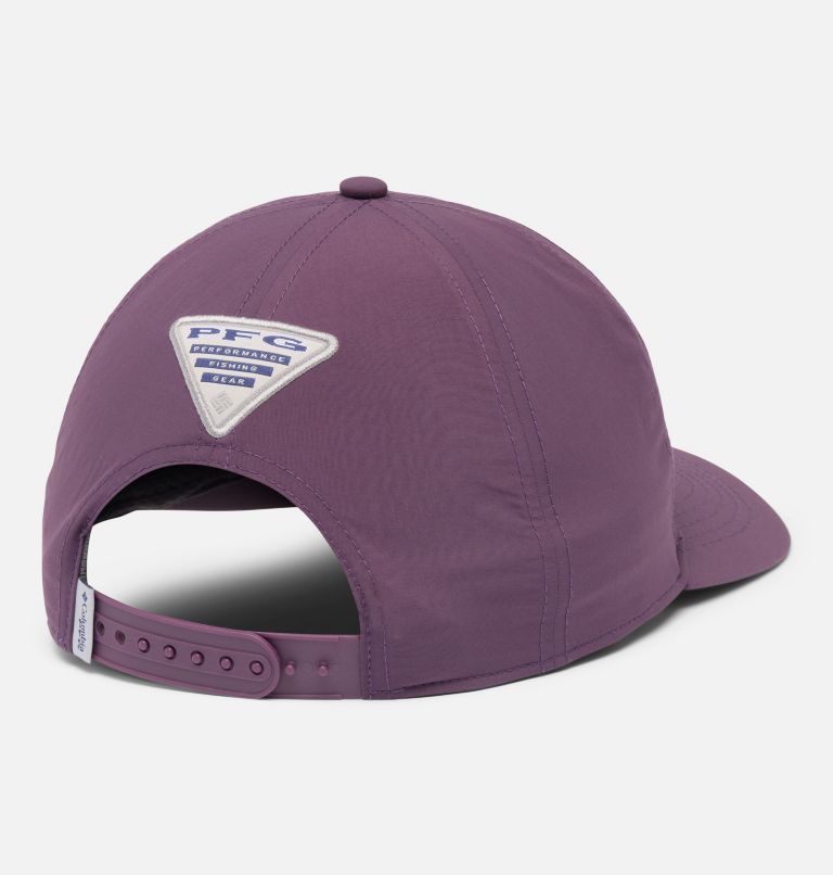 PFG Lost Waters Snap Back Ball Cap, Color: Dusty Purple, FOTW Box Flag, image 2