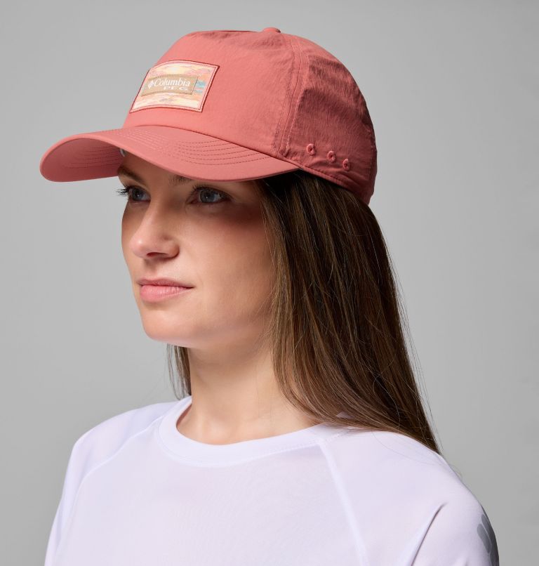 PFG Lost Waters Snap Back Ball Cap, Color: Rosewood, Open Water Waved Patch, image 5