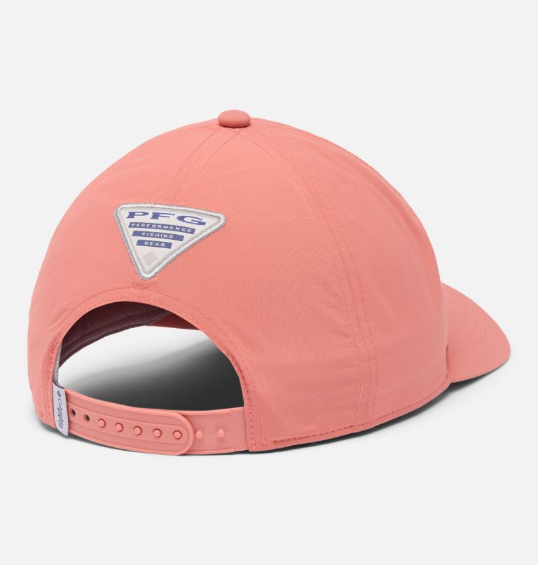 PFG Lost Waters Snap Back Ball Cap, Color: Rosewood, Open Water Waved Patch, image 2