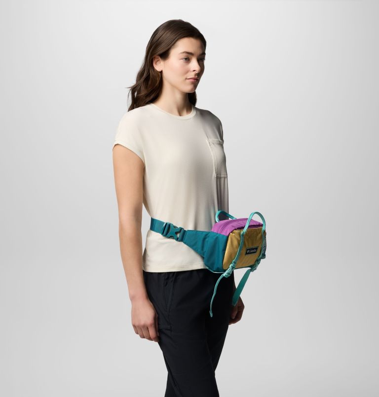 Echo Mountain Hip Pack, Color: Razzle, River Blue, Sand Dune, Spray, image 5