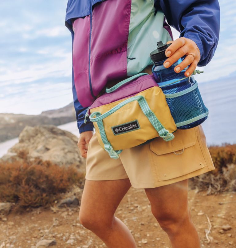 Unisex Echo Mountain Hip Pack, Color: Razzle, River Blue, Sand Dune, Spray, image 10