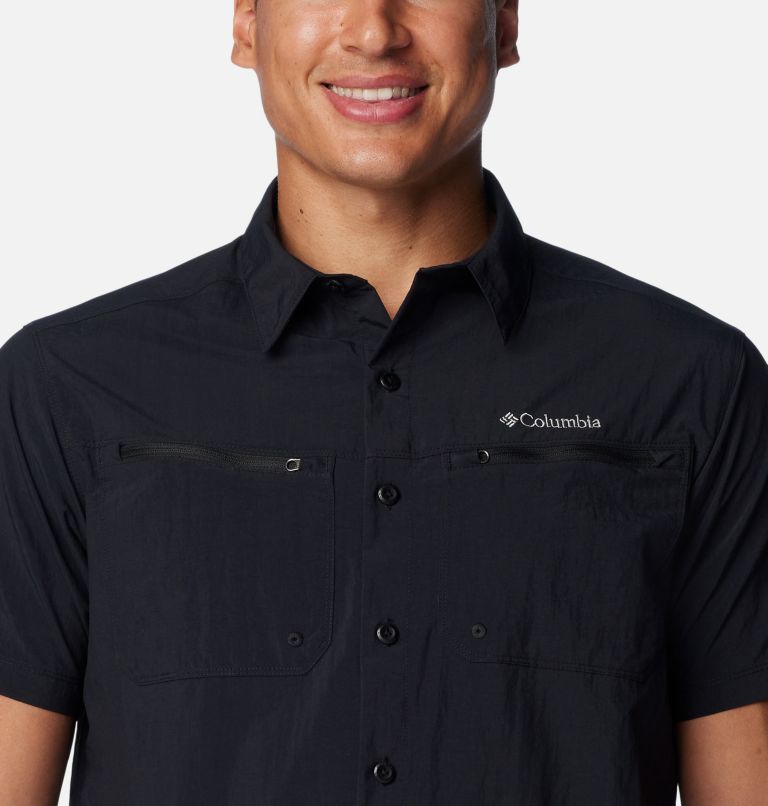 Men's Mountaindale Short Sleeve Shirt, Color: Black, image 4