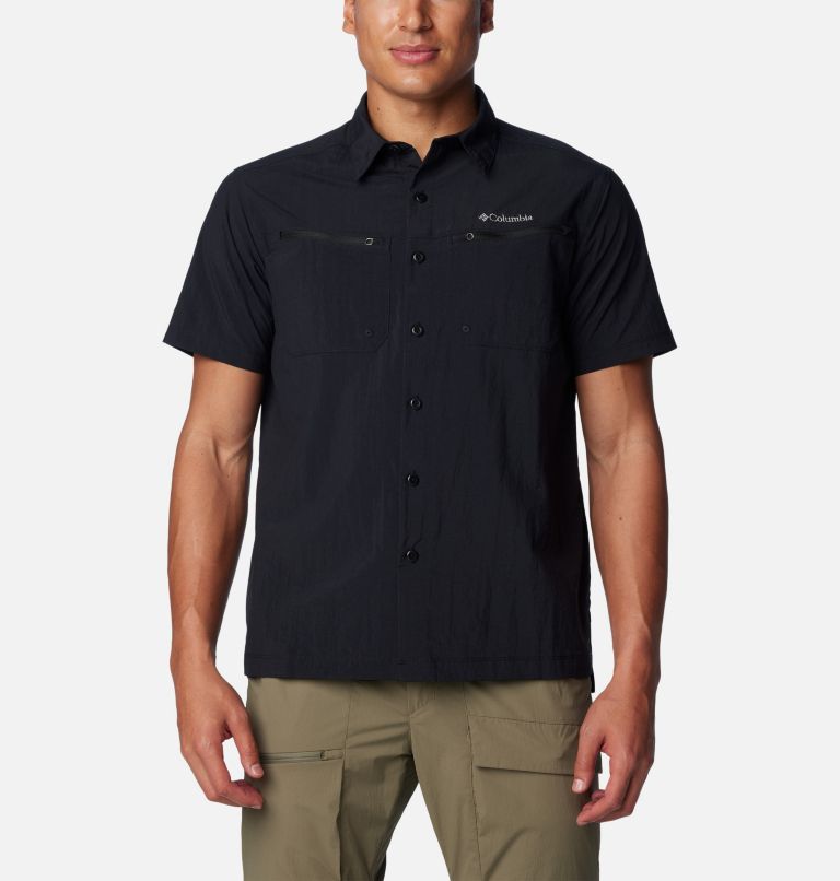 Men's Mountaindale Short Sleeve Shirt, Color: Black, image 1