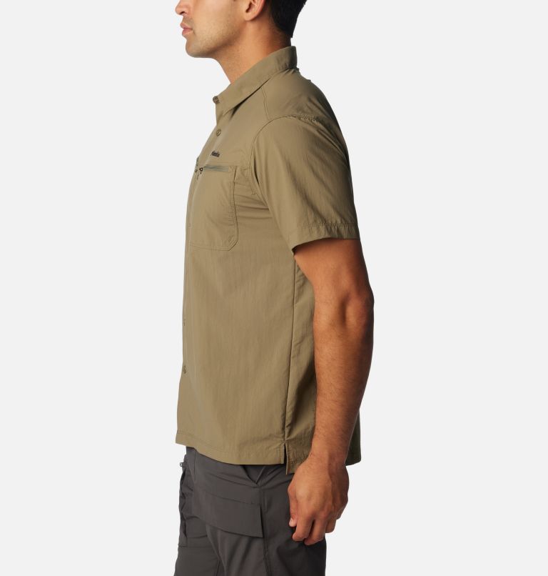 Camicia a manica corta Mountaindale da uomo, Color: Stone Green, image 3