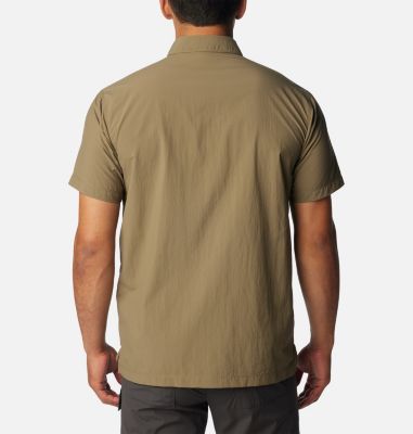 Men's Mountaindale Short Sleeve Shirt, Color: Stone Green, image 4